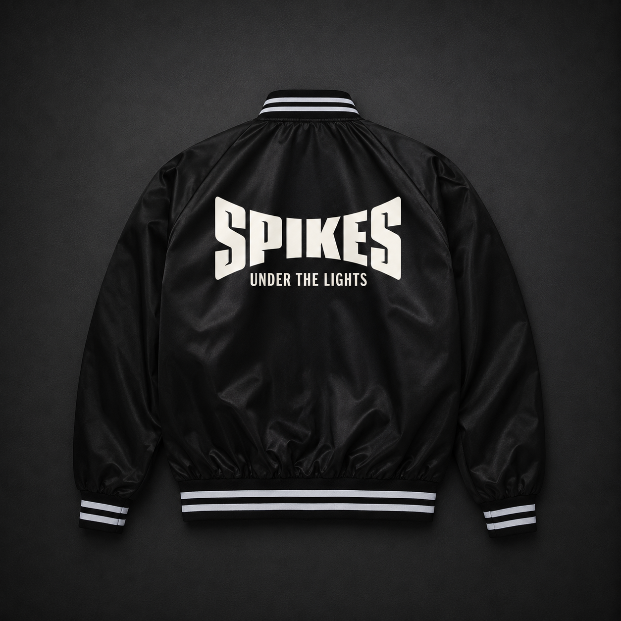 SPIKES SATIN JACKET