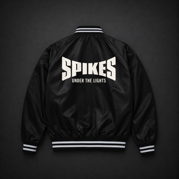 SPIKES SATIN JACKET