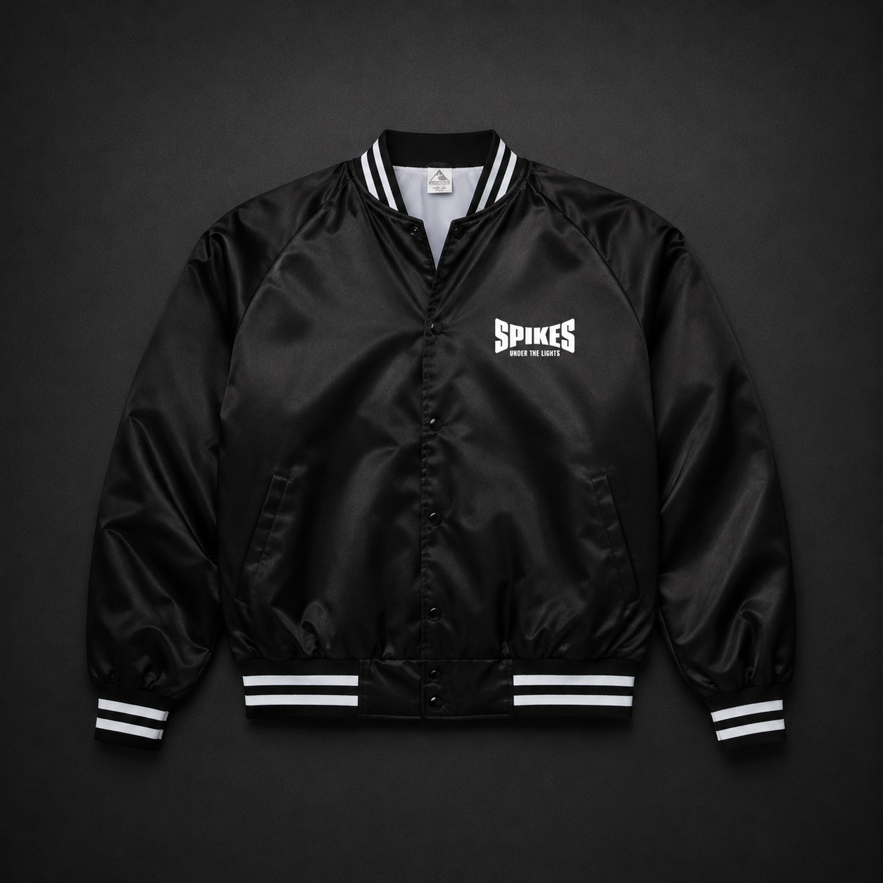 SPIKES SATIN JACKET